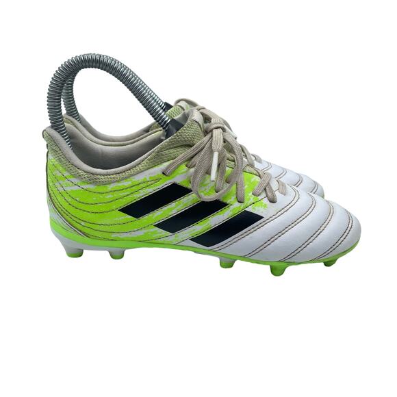 Adidas Copa 20.3 Firm Ground FG Green White Soccer Cleats Youth Kids 2.5 - Picture 1 of 8